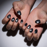 Classic Black Press On Nails