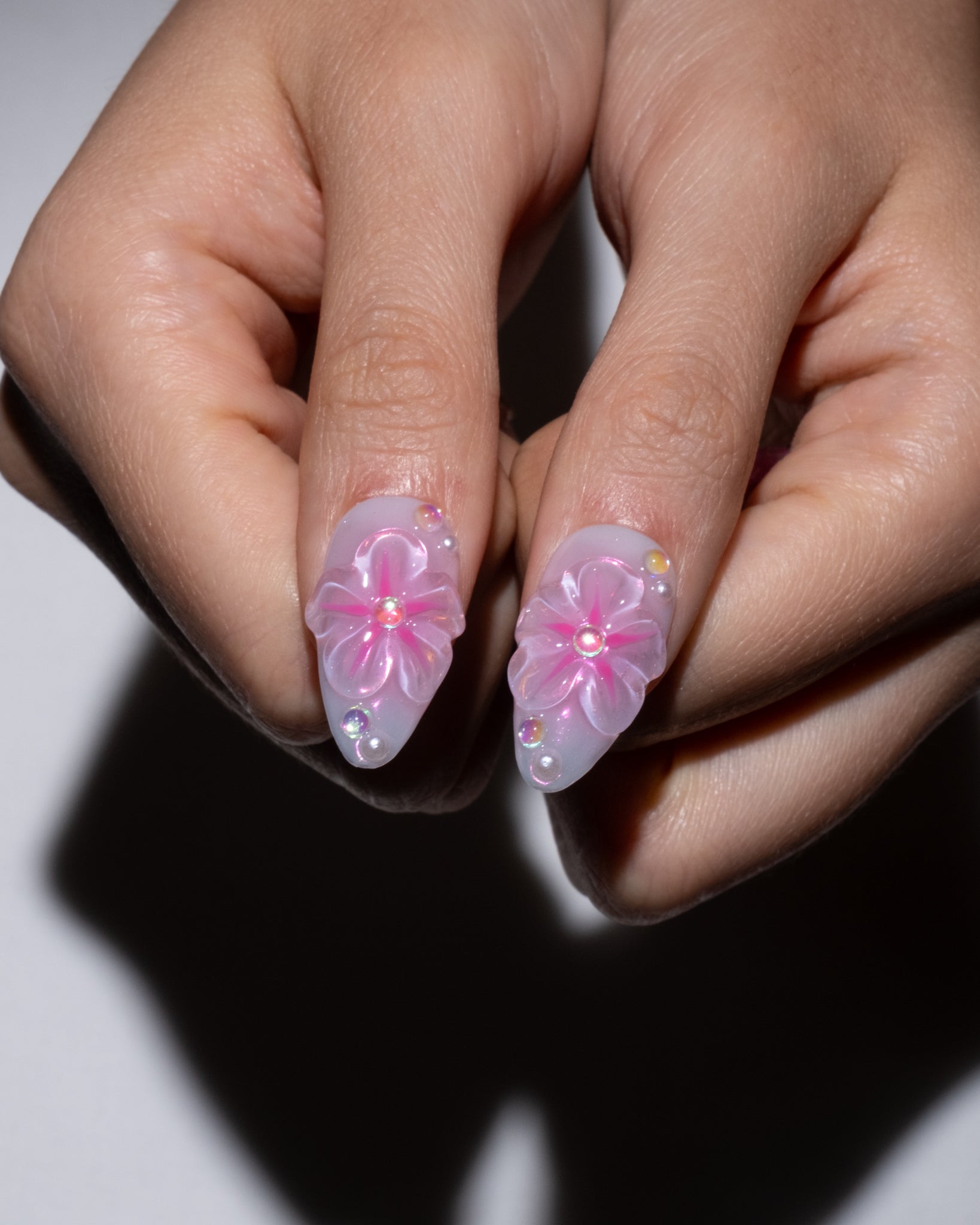 hawaii flower nails