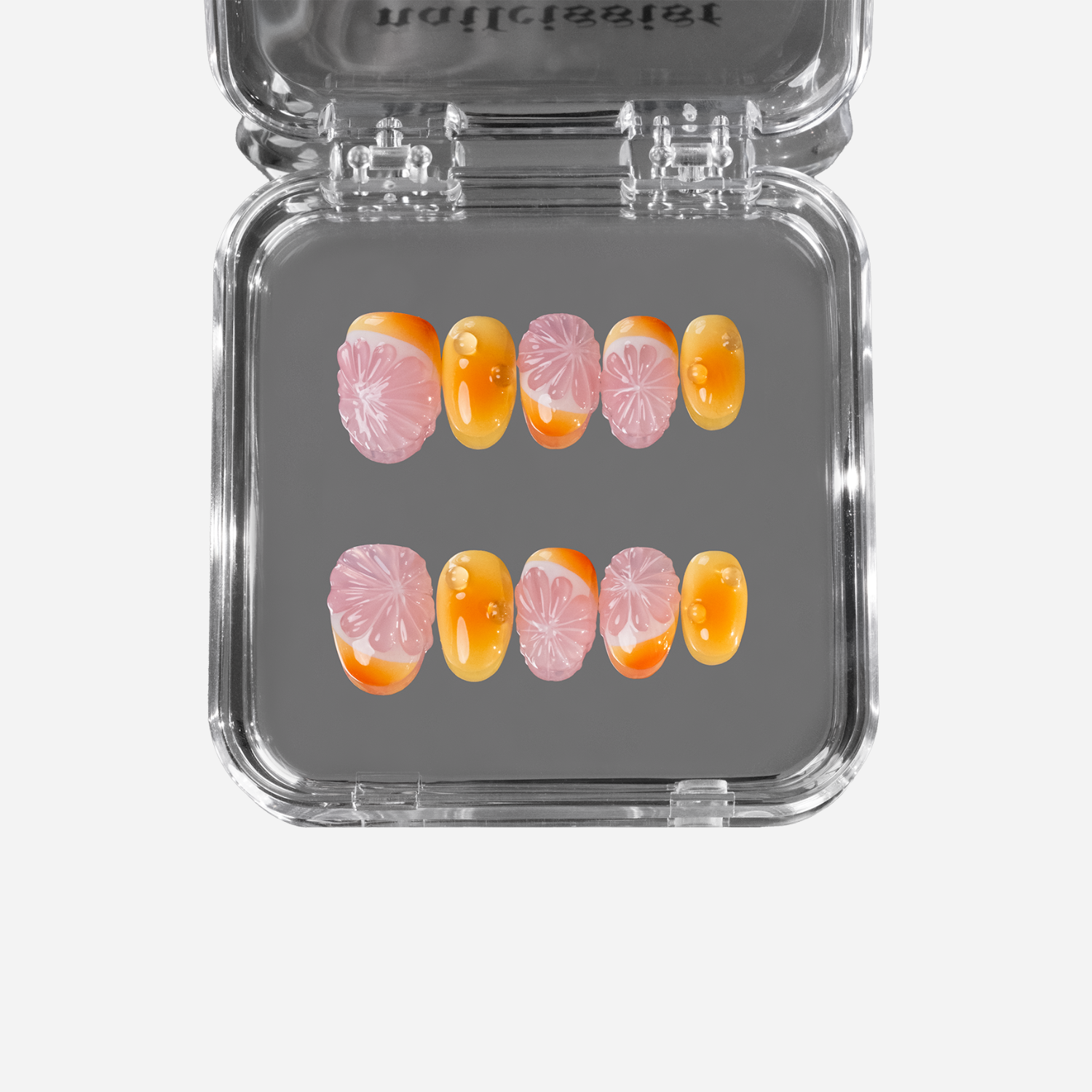 fruit press on nails