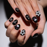kuromi punk press on nails