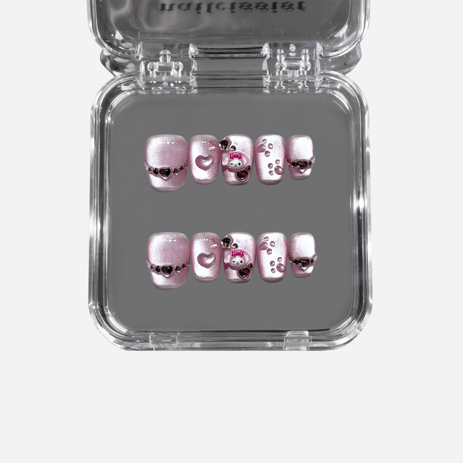 pink my melody nails