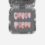 hibiscus press on nails