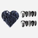 Black Cat Heart Set