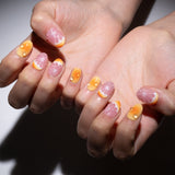 grapefruit nails