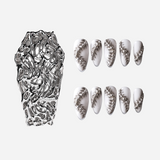SKELETON COFFIN SET