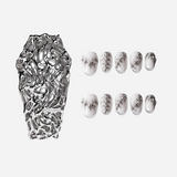 SKELETON MINI COFFIN SET