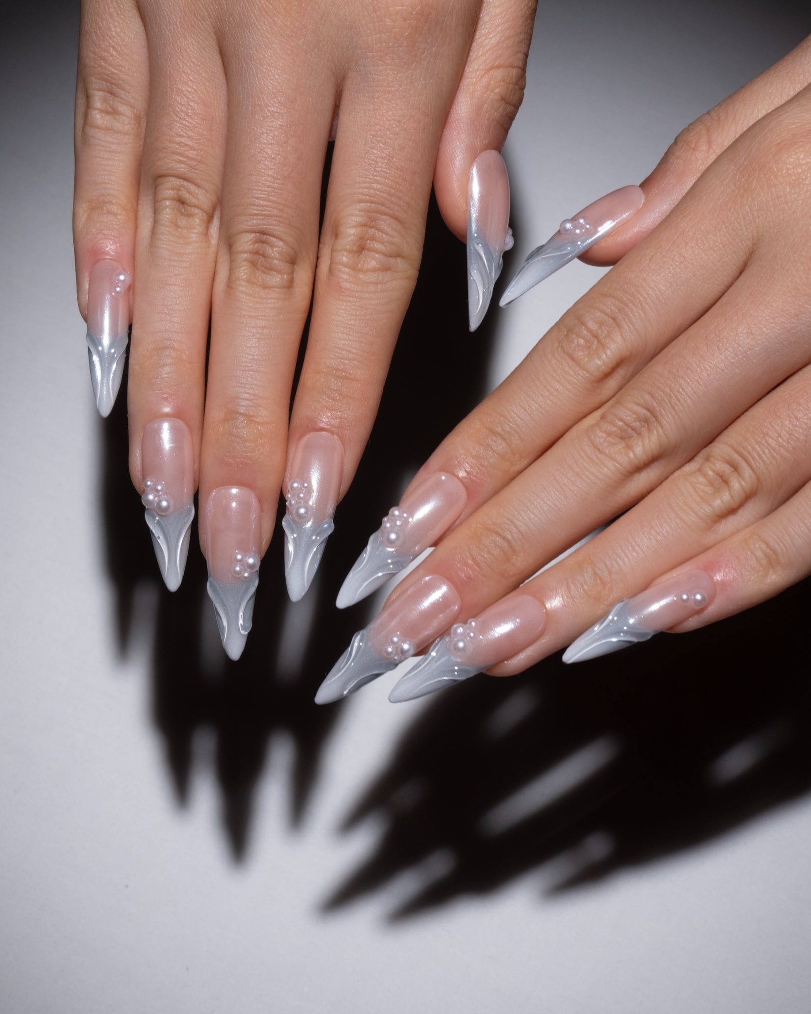 3d wave texture stick on nails
