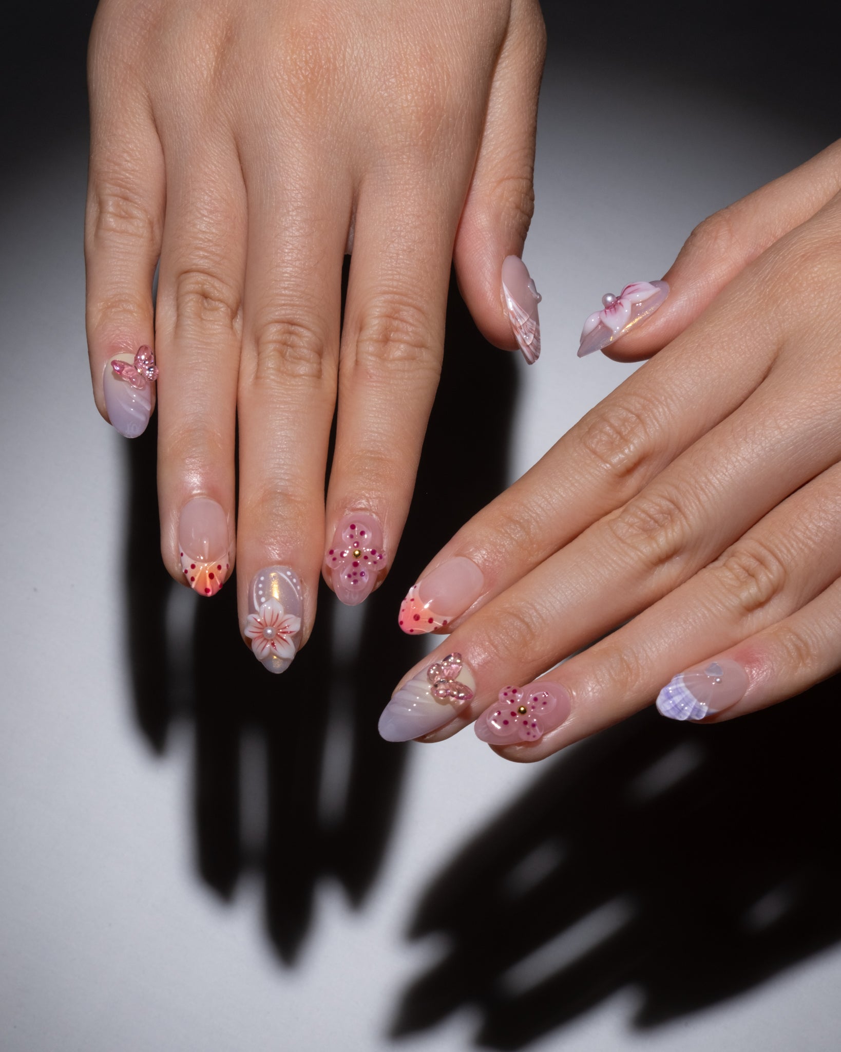 hawaiian press on nails
